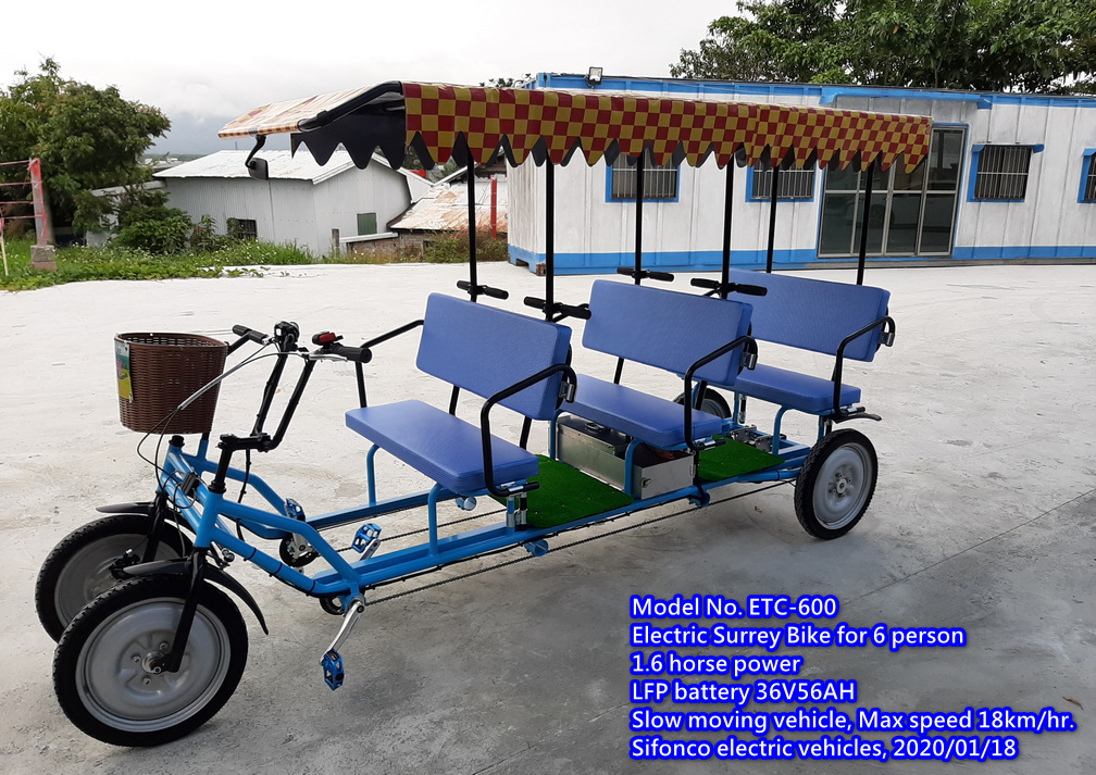 Six Person Electric Quadricycle