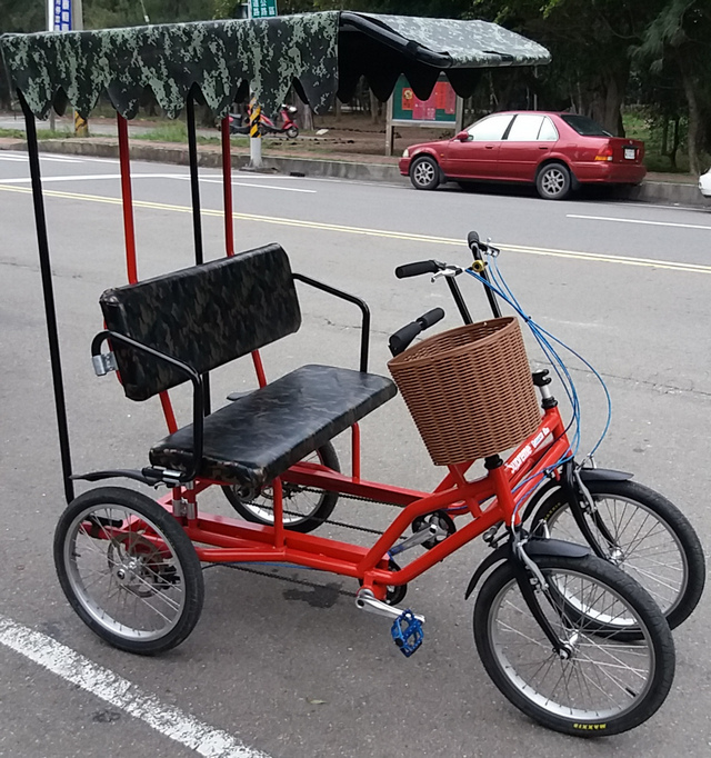 Buddy Bike Quadricycle, tandem bike