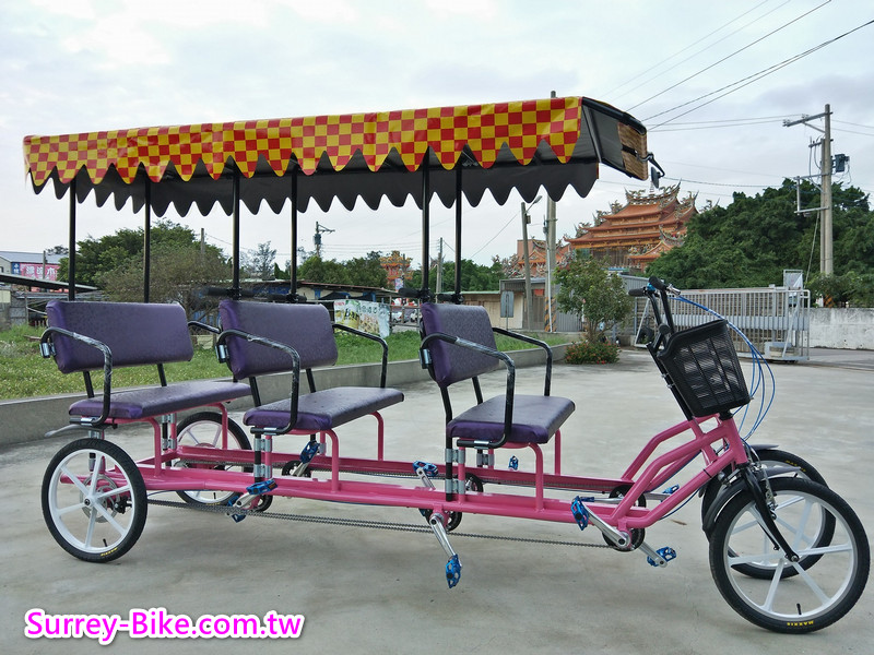 Rikshaw for 6 person Quadricycle
